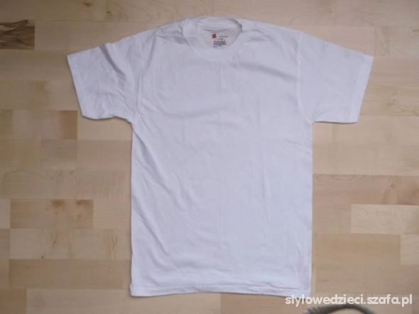 Tshirt HANES BIAŁY 152 cm 11 12 lat