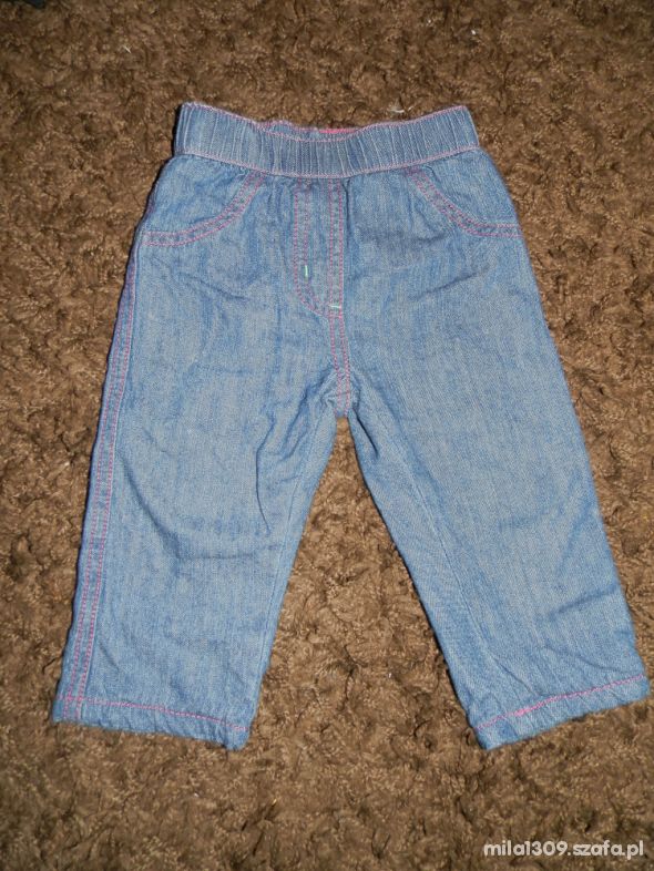 Spodnie imitacja jeansu