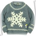 H&M SNOOPY sweterek NORWESKI STYL 98