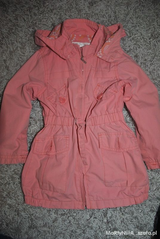 PARKA morelowa 5 10 15 rozmiar 98