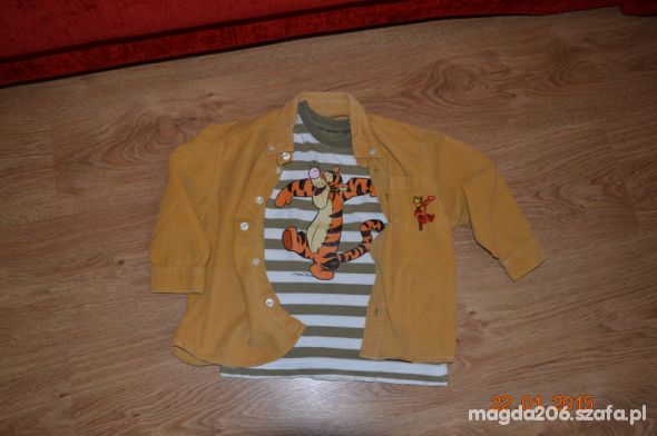 Marks and Spencer koszula z tygryskiem 98