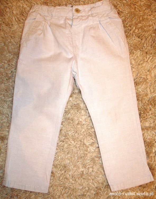 Mayoral szare spodnie chino roz 86