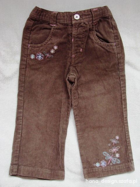 early days spodnie z kwiatuszkami r74
