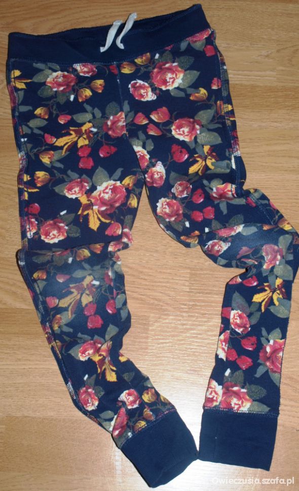 Śliczne spodenki floral H&M 122 128