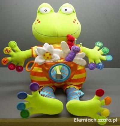 Wibrująca i rechocząca żaba Tolo Toys 45cm