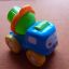 Zabawka autko betoniarka dla małego chłopca