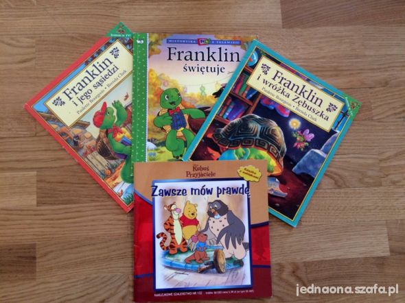 franklin 3 ksiazeczki i kubus gratis