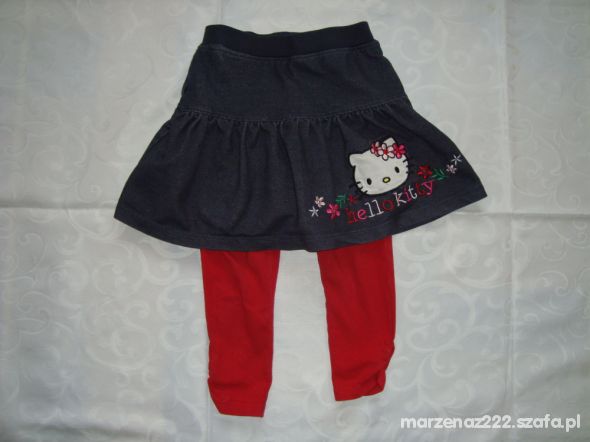 Hello Kitty spódniczka z legginsami roz 3 4 lata