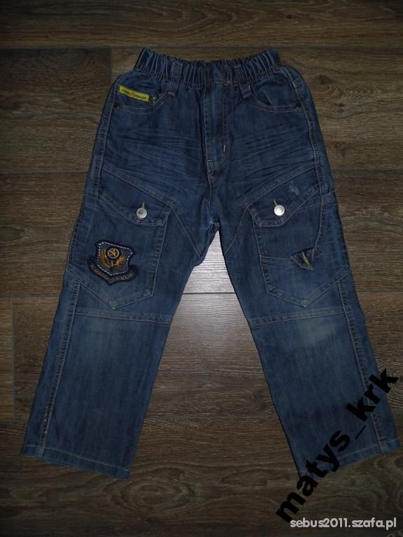 spodnie jeans bojowki 4 5 l