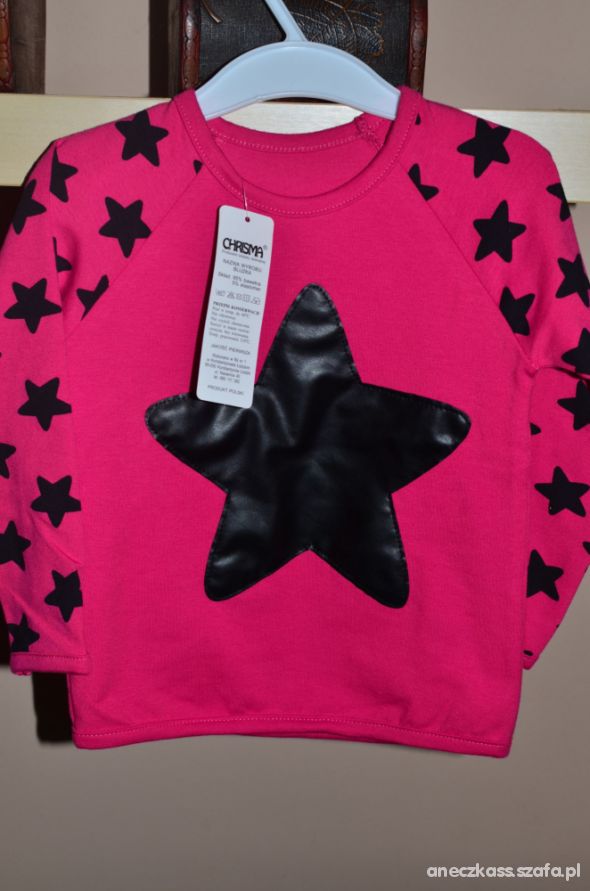 nowa bluzka gwiazda ekoskóra