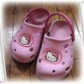 crocs hello kitty cudne sandałki klapki 27