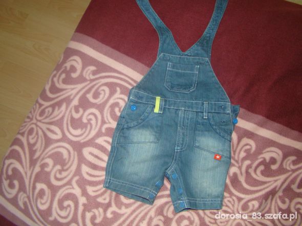 Ogrodniczki jeansowe markowe dla chłopca