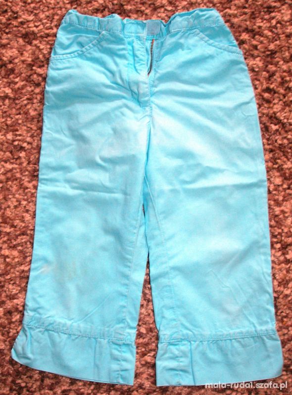 turkusowe spodnie Palomino roz 110