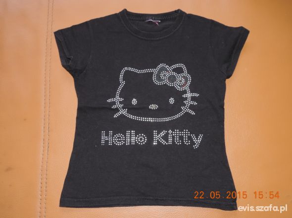 Bluzka czarna hello kitty 104