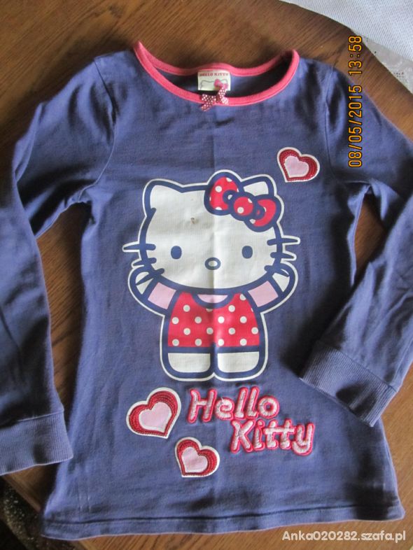 Hello Kitty granatowa bluzka