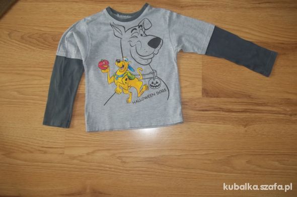 Fajna bluzeczka z dzianinki ze Scooby doo r 98