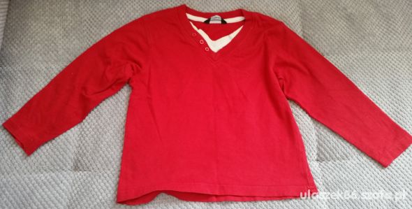 czerwona bluzeczka 92 98