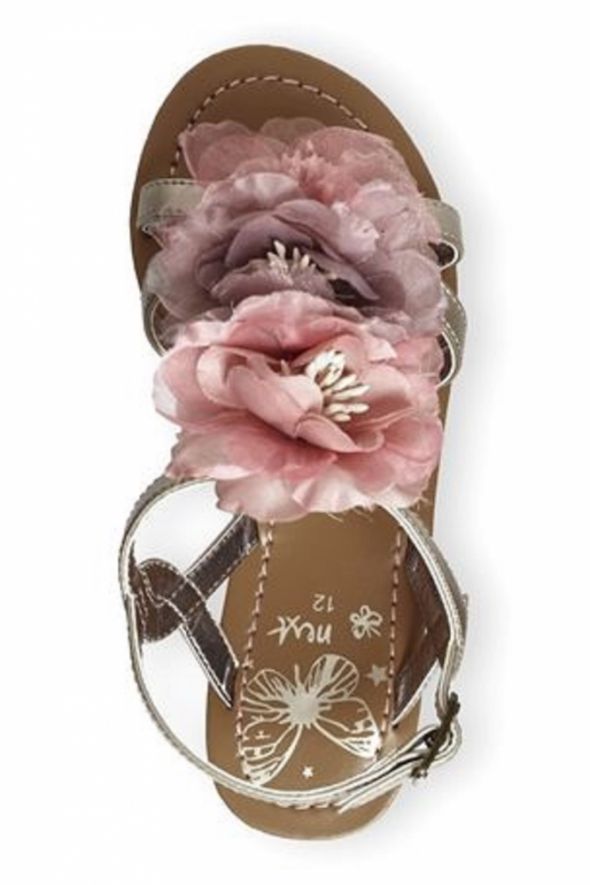 WYPRZEDAŻ LATA NEXT 13 sandałki 3 D kwiatki buty