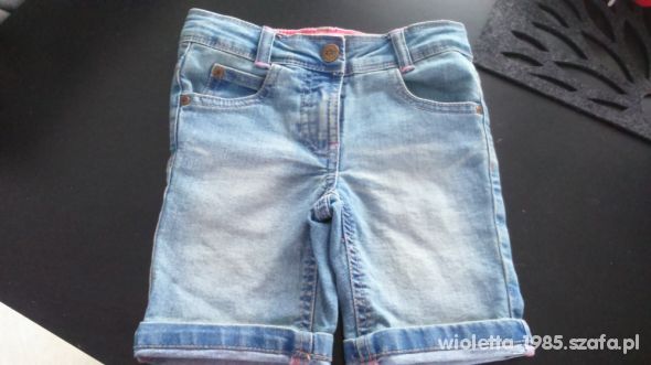 Nowe Jeansowe Szorty na 3 latka