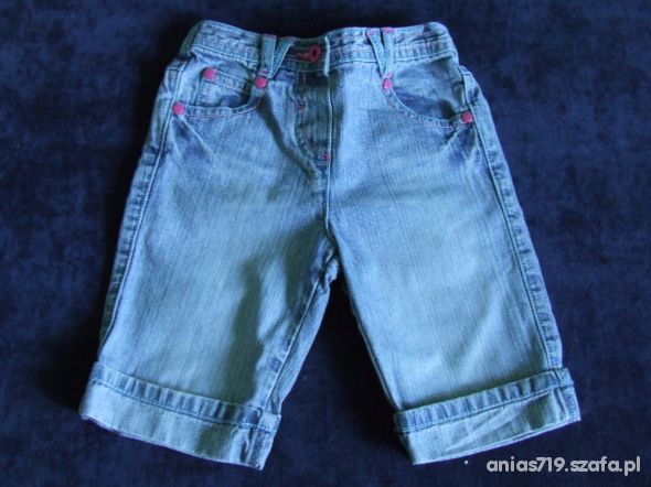Nowe bermudy z jeansu dla 3 latki