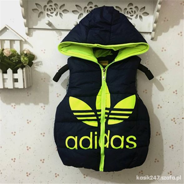 kamizelki adidas rozm od 1 do 6 lat kolory