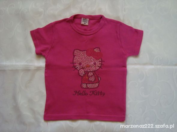 Hello Kitty różowa bluzka kr rękaw roz 3 lata 98 c