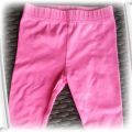 różowe getry legginsy dla dziewczynki 0 do 3 mies