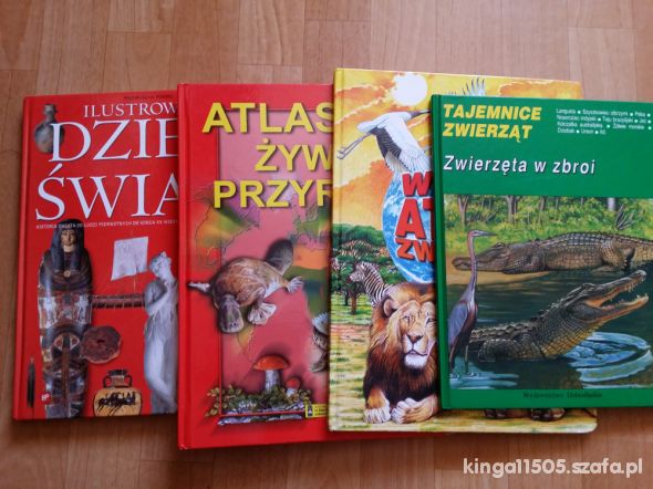 Zwierzęta w zbroi Wielki atlas zwierząt i inne