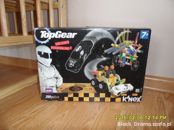 Knex Top Gear Car rzutki Building Set Klocki