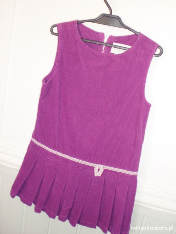fioletowa sukienka 6 lat