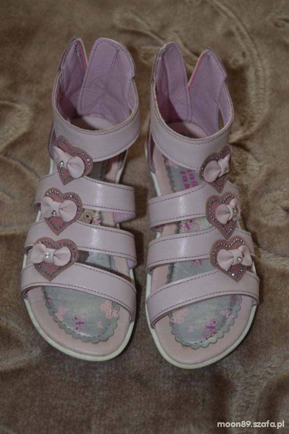 Sandałki dla dziewczynki różowe rozmiar 31