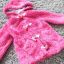różowa futerkowa kurteczka płaszczyk 3 4lata