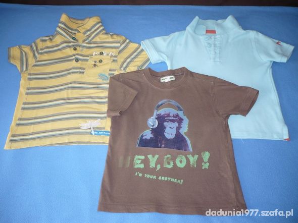 3 koszulki dla chłopca