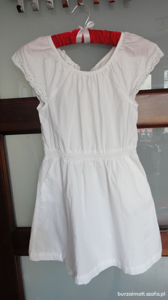 Biała Sukienka h&M 146Cm