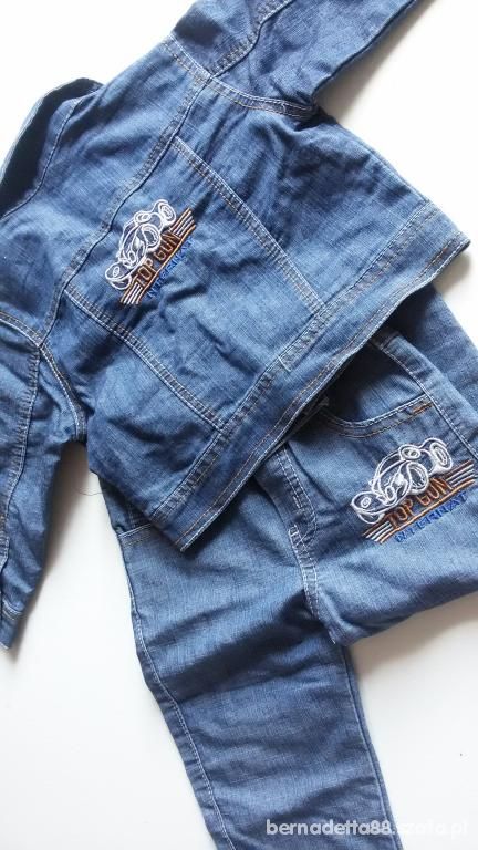 Jeans spodnie i katana od 6 do 12 mies AUTA