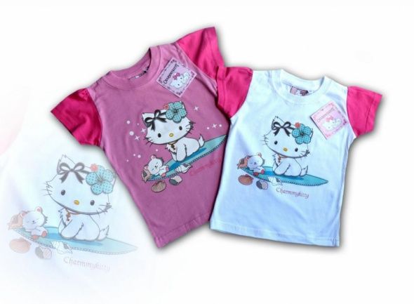 KOSZULKA T SHIRT BLUZKA CHARMMY KITTY 92 BIAŁA