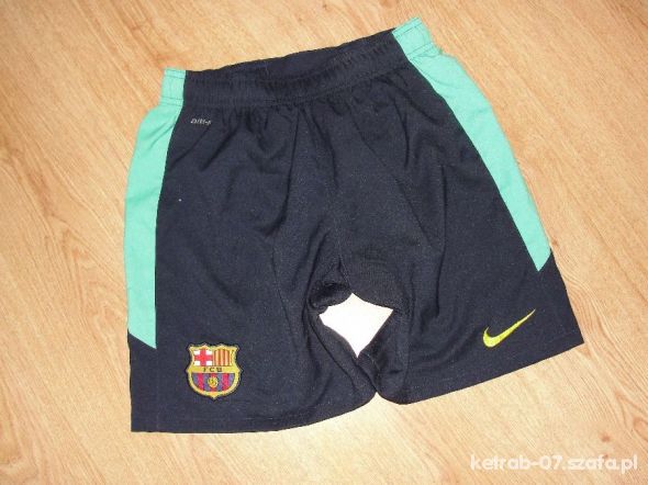 NIKE FCB BARCELONA PIŁKARSKIE SPODENKI