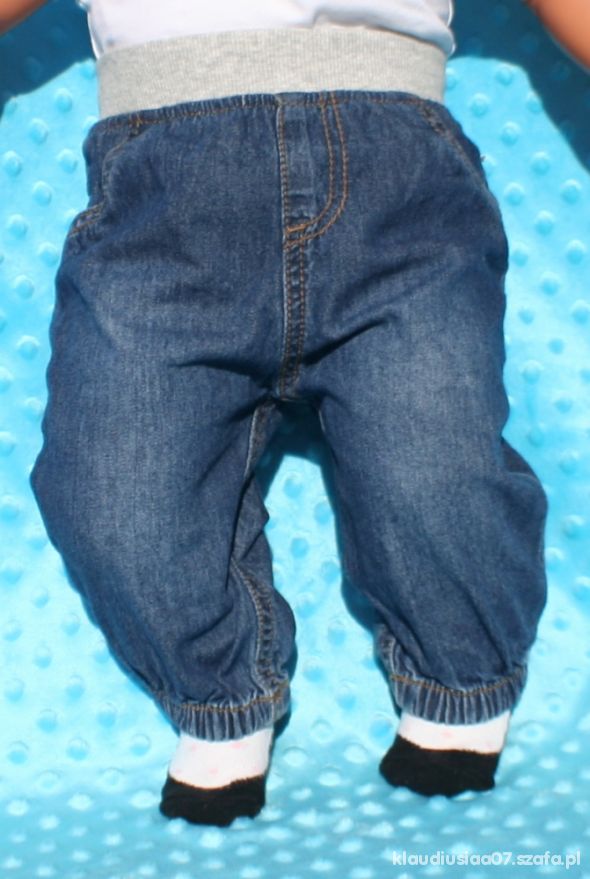 FF spodnie jeansowe na 3 do 6miesiecy