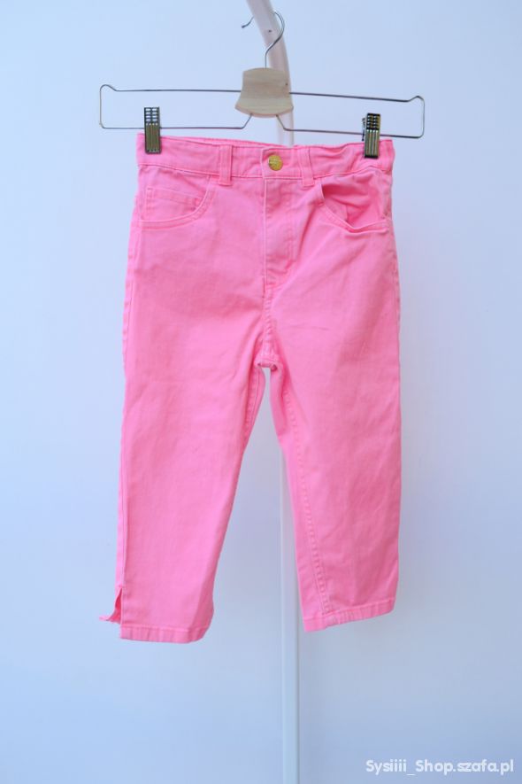 Spodnie Neonowe Różowe H&M 128 7 8 Lat Róż