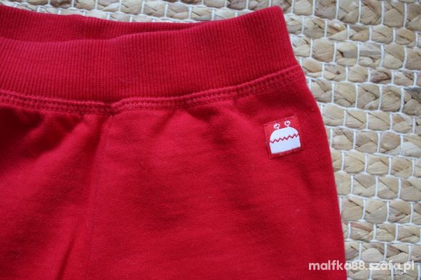 Czerwone spodnie dresowe unisex