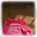 5 10 15 bluzeczka bluzka różowa motylki R 92 cudo