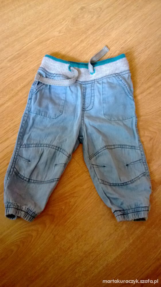 Spodnie jeansowe rozm 68