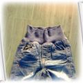 Jeansowe spodnie rozm 62