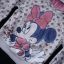 116 YD Myszka Minnie szara bluza z kapturem kwiatu