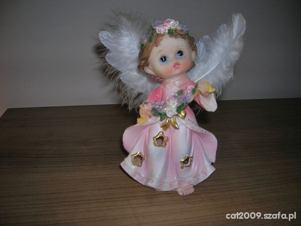 figurka aniołek podświetlany