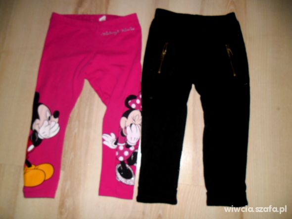 bryczesy CUBUS i legginsy MIKI MINNIE r 92