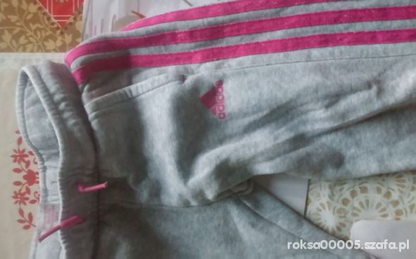 dresowe spodnie dla dziewczynki adidas
