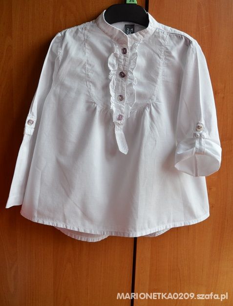 Zara Kids biała koszula roz 104