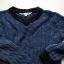 Niebieski pleciony sweterek John Lewis
