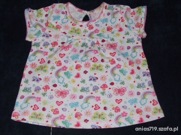 Nowa bluzeczka dla rocznej dziewczynki